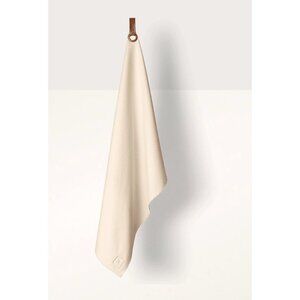 Nespresso Beige Barista Towel With Leather Loop